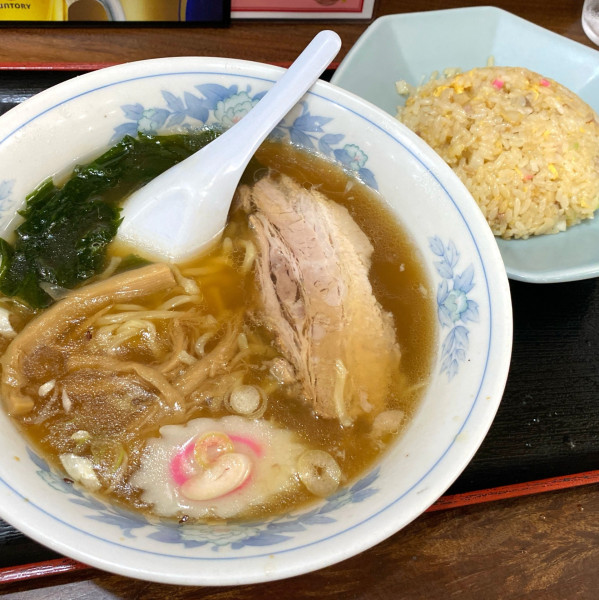 「チャーハンセット 1,180円」@手打ちらーめん 栄楽の写真