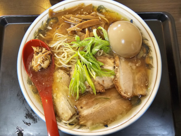 「うすくち味玉チャーシューメン　1200円」@ラーメン あさひ野の写真