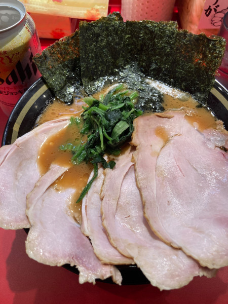 「チャーシュー麺」@家系ラーメン 王道乃印 新橋店の写真