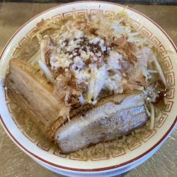 マンモスラーメン脂多め