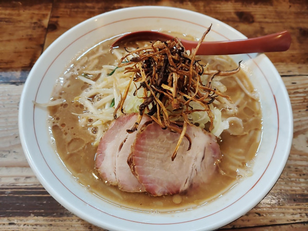 「みそラーメン　　1050円」@東京味噌らーめん 鶉の写真