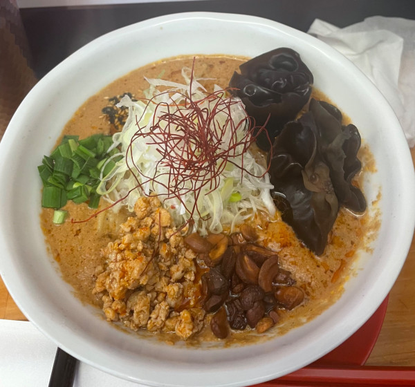 「担々麺+半炒飯」@種実坦々麺菊川の写真