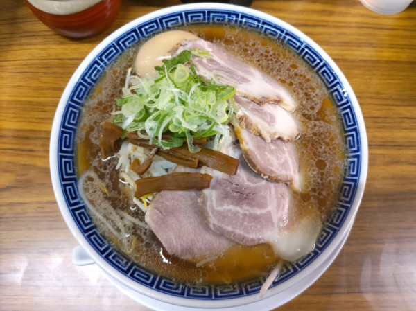 「ラーメン850円 全部200円 計1050円」@中華そば 大河の写真