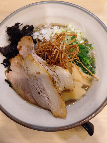 「濃厚煮干しラーメン 1100円」@中華そば すばる食堂の写真