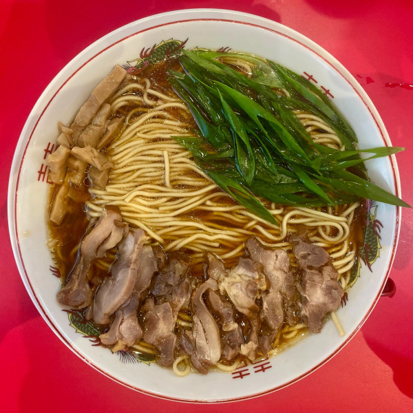 「かしわそば」@中華そば ふじい 新中野店の写真