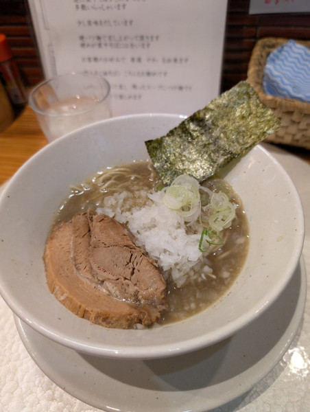 「煮干そば＋替玉」@つけめん・らーめん・煮干そば 金狼の写真