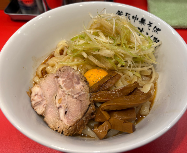 「リッチ釜玉中華そば」@釜玉中華そば ナポレオン軒 明大前店の写真