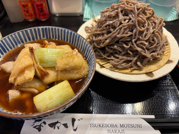 「肉汁そば(並)1200円」@つけ蕎麦 とろモツ煮込み なかじの写真