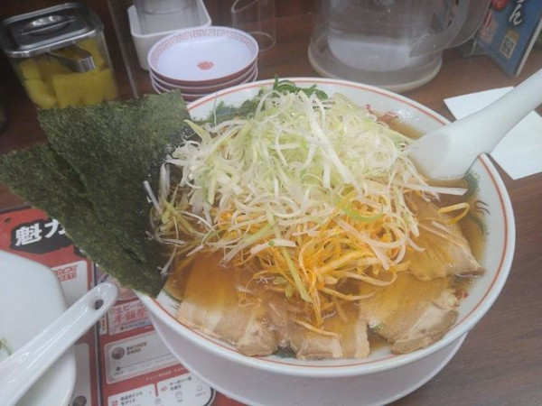 「冷やし醤油ラーメン」@ラーメン魁力屋 吉祥院店の写真