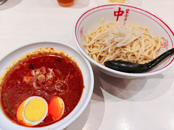「冷し海老味噌北極」@蒙古タンメン 中本 高田馬場店の写真
