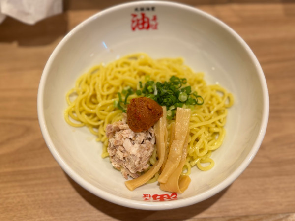 「辛味噌油そば 並盛(150g) 980円」@元祖油堂 渋谷センター街店の写真