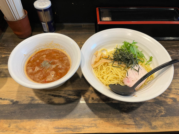 「トマトつけ麺」@麺屋 奨 TASUKU 中央林間店の写真
