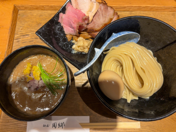 「特製つけ麺 中」@麺屋 周郷 新橋店の写真