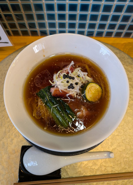 「鴨と生胡椒」@中華蕎麦 鳴神食堂の写真