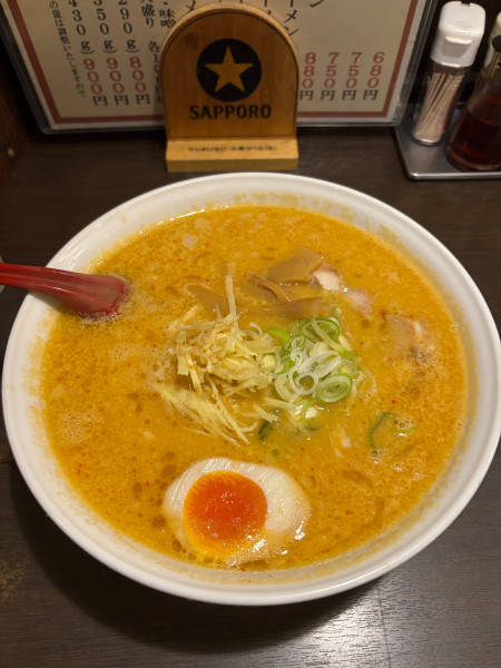 「生姜味噌ラーメン大盛」@らーめん 太閤の写真