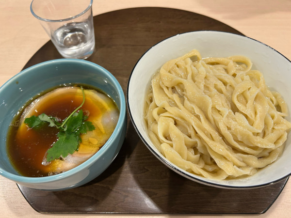 「鴨清湯昆布水つけめん」@手打麺祭 かめ囲の写真