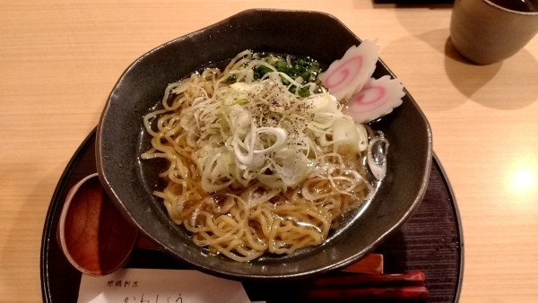 「肉中華（冷）_1000円」@地鶏割烹 河松の写真