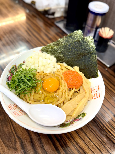 「明太子まぜそば」@中華そば わた辺の写真