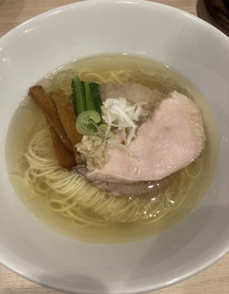 「塩蕎麦　和え玉醤油」@中華蕎麦 一心の写真