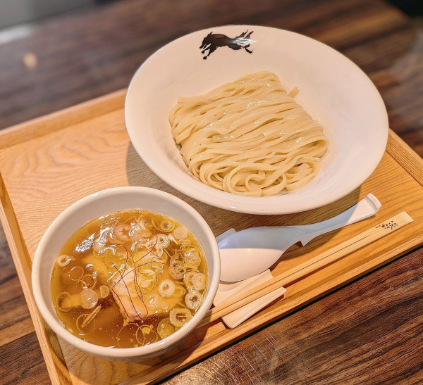 「極太塩つけそば【数量限定】」@麺馳走オオカミの写真