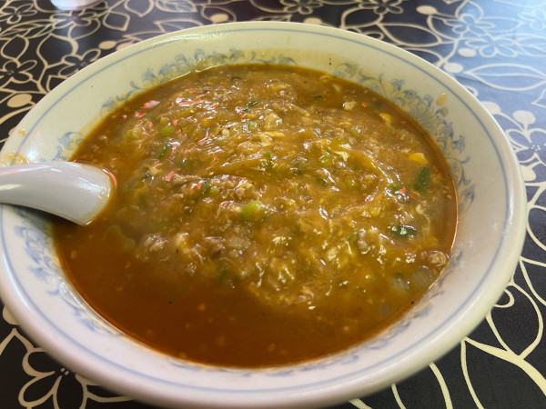 「挽肉とザーサイのあんかけラーメン」@いしかりの写真