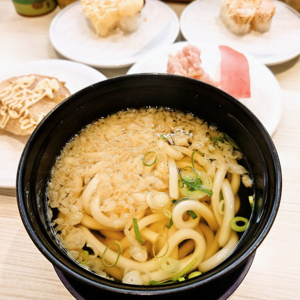 「かけうどん」@はま寿司 柏十余二店の写真