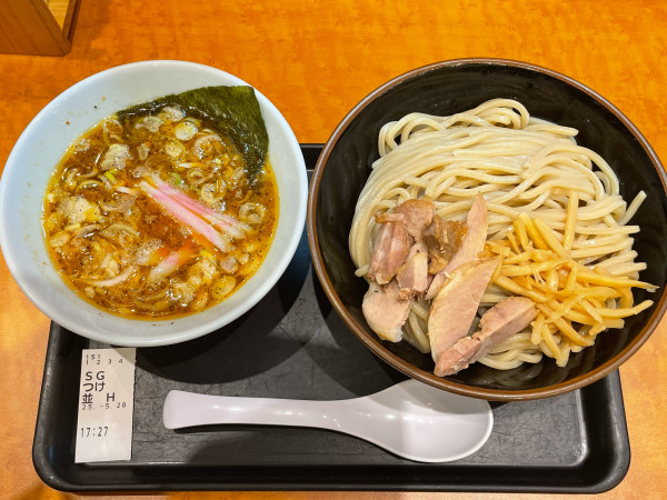 「創業つけ麺(並)¥890」@舎鈴 クロスガーデン川崎店の写真