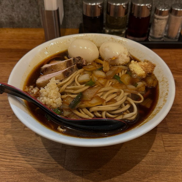 「スタミナカレーそば」@麺処 青野の写真