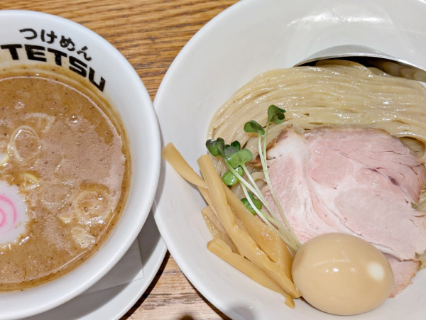 「味玉つけめん」@つけめんTETSU 横浜駅西口店の写真