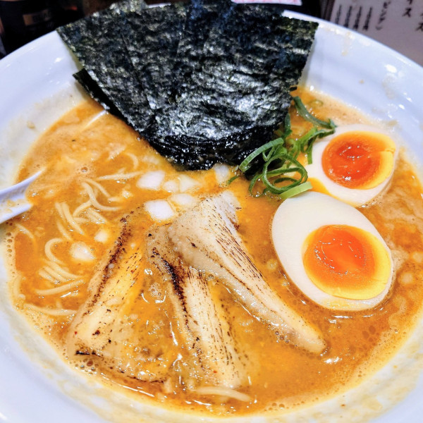 「特製濃厚辛味噌そば」@煮干し中華そば 麺屋 芝乃の写真