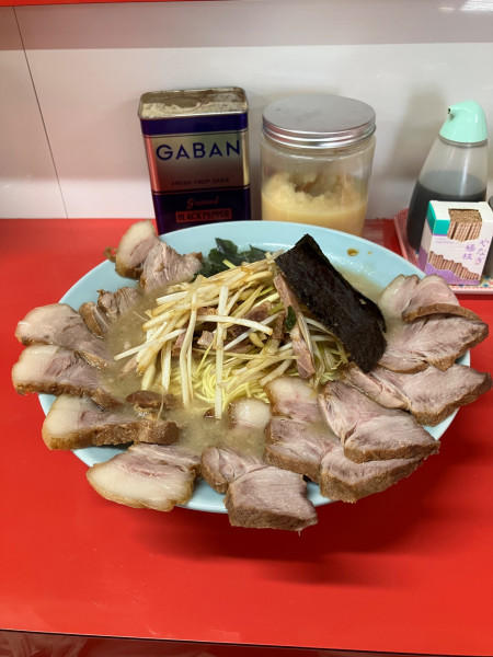 「ネギチャーシュー麺　ダブル　大盛り」@ラーメンショップ 岡津店の写真