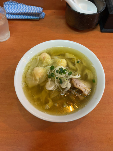 「海老ワンタン（1150円）」@日陰の写真