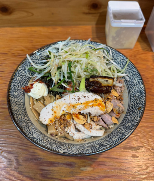 「特製ネギまぜそば（小盛）」@つけめんさなだNNSの写真