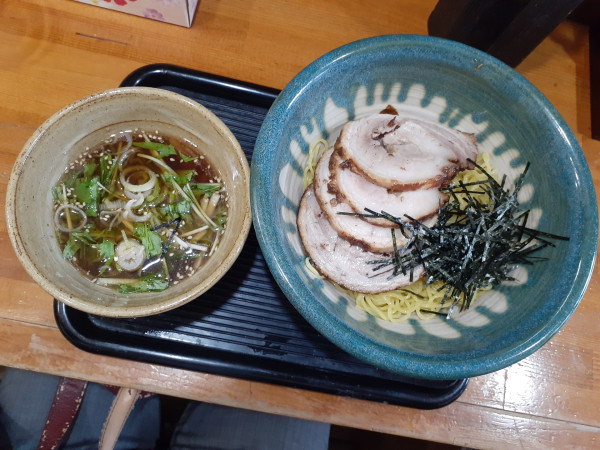 「チャーシューつけそば、大盛」@支那そば やまいちの写真