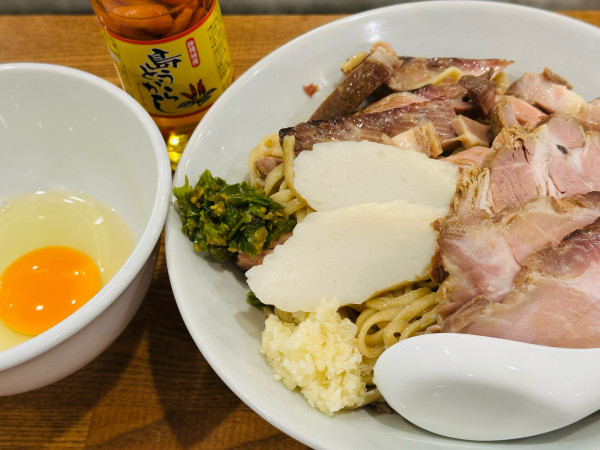 「カラソバ 1,600円 豚増し 400円 青唐 100円」@のスたの写真