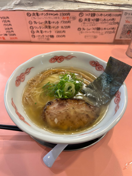 「支那そば しお」@流星軒の写真