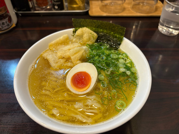 「朝煮干しそば650円」@麺や 心楽の写真