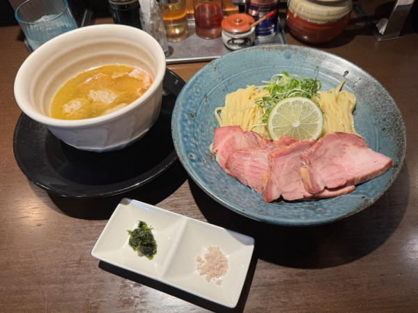 「叉焼 つけ蕎麦 塩（300g）」@麺や 虎徹の写真