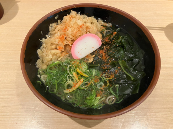 「たぬきそば 500円」@立ち食い蕎麦 あずさの写真