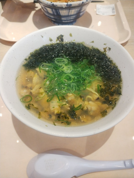 「あさり塩らーめん」@らーめん 波市の写真