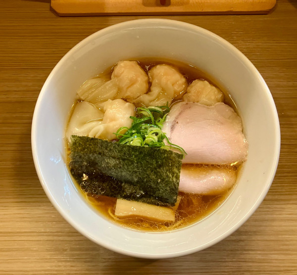 「海老ワンタン麺（支那蕎麦）1200円」@支那蕎麦 澤田の写真