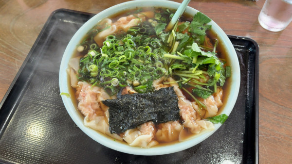 「チャーシューワンタン　麺なし　1,300円」@味の大西 高麗店の写真