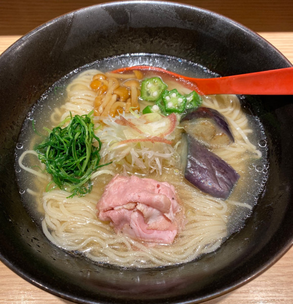 「【限定】焼きあごだしの冷しそば　1200円」@焼きあご塩らー麺 たかはし アトレ川崎店の写真