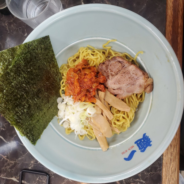 「カラシ油そば」@ラーメン屋 麺一 溝の口店の写真