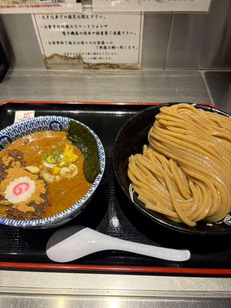 「柏幻霜ポーク焼豚濃厚つけめん特」@松戸富田麺絆の写真