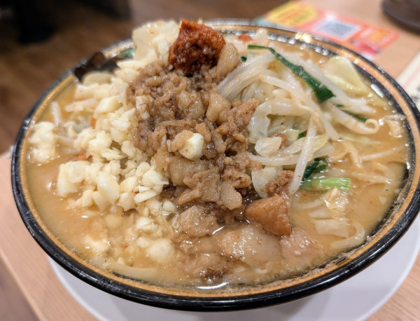 「濃厚味噌タンメン860円」@大志軒 真岡店の写真