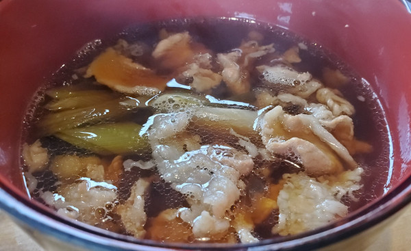 「肉ねぎ汁うどん」@元祖 田舎っぺ 北本店の写真