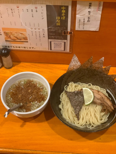 「こく塩つけ麺【春のおすすめメニュー】」@中華そば はな田の写真