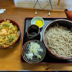 ふるさとセット(もり蕎麦)