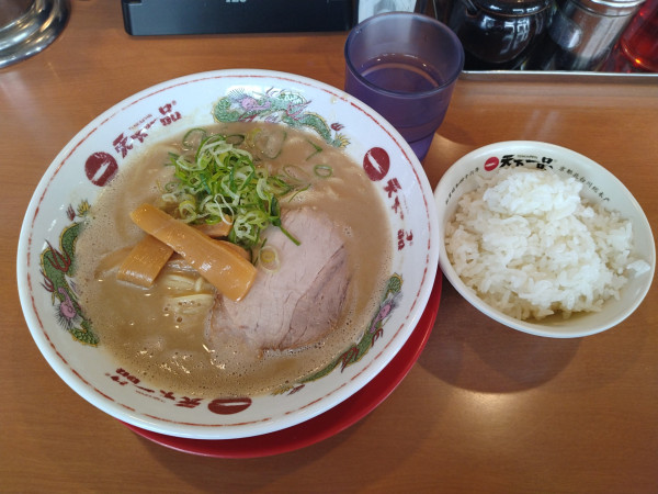 「ラーメンセット¥1050-」@天下一品 小山店の写真